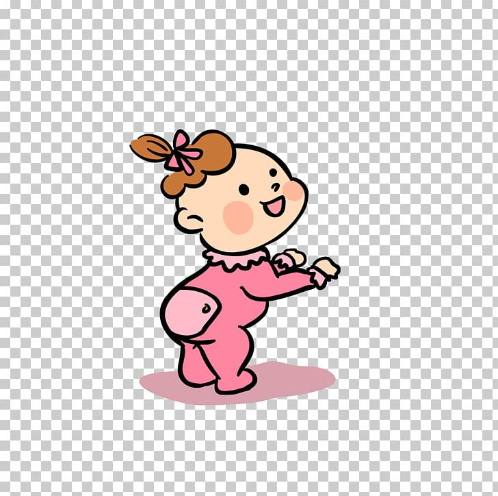 baby girl cartoon cute