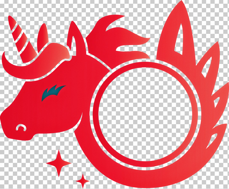 Unicorn Frame PNG, Clipart, Horn, Red, Unicorn Frame Free PNG Download