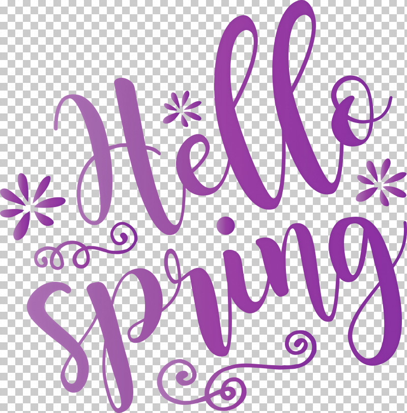 Hello Spring Spring PNG, Clipart, Hello Spring, Line, Purple, Spring, Text Free PNG Download