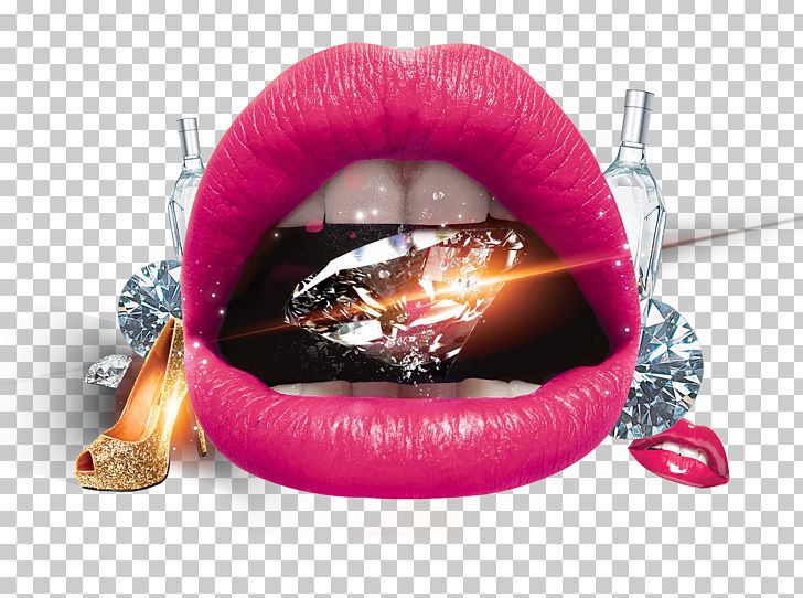Lip Diamond Mouth PNG, Clipart, Android, Cartoon Lips, Diamond, Download, Fundal Free PNG Download