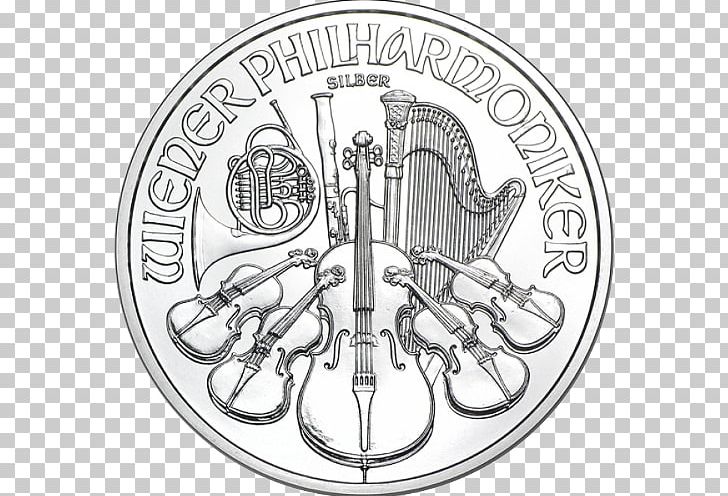 Austrian Silver Vienna Philharmonic Silver Coin Bullion Coin PNG, Clipart, American Silver Eagle, Apmex, Art, Austrian Mint, Fashion Accessory Free PNG Download