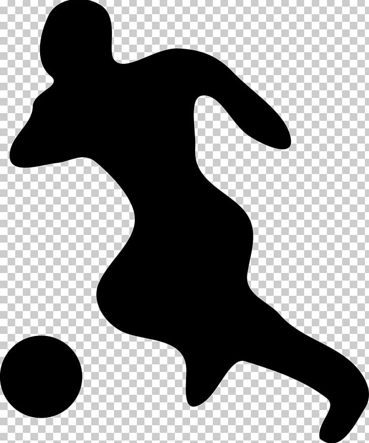 Football Player Silhouette PNG, Clipart, Ball, Black, Black And White, Dog Like Mammal, Dribbling Free PNG Download