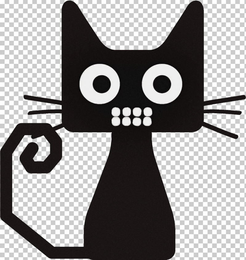 Black Cat Halloween Cat PNG, Clipart, Black Cat, Cartoon, Cat, Halloween, Owl Free PNG Download