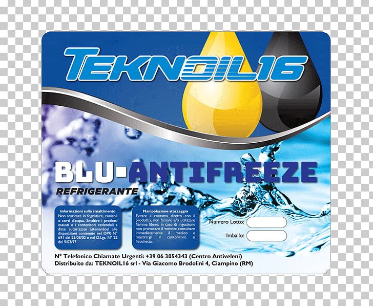 Antifreeze Brand Internal Combustion Engine Cooling Teknoil16 PNG, Clipart, Advertising, Alloy, Antifreeze, Automotive Industry, Billboard Free PNG Download