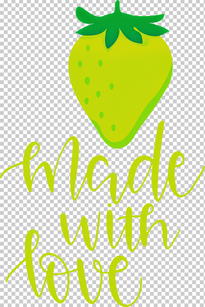 Made With Love Food Kitchen PNG, Clipart, Flower, Food, Fruit, Green, Kitchen Free PNG Download