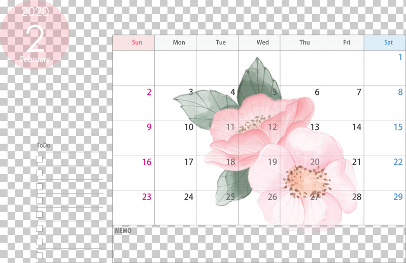 February 2020 Calendar February 2020 Printable Calendar 2020 Calendar PNG, Clipart, 2020 Calendar, February 2020 Calendar, February 2020 Printable Calendar, Flower, Line Free PNG Download