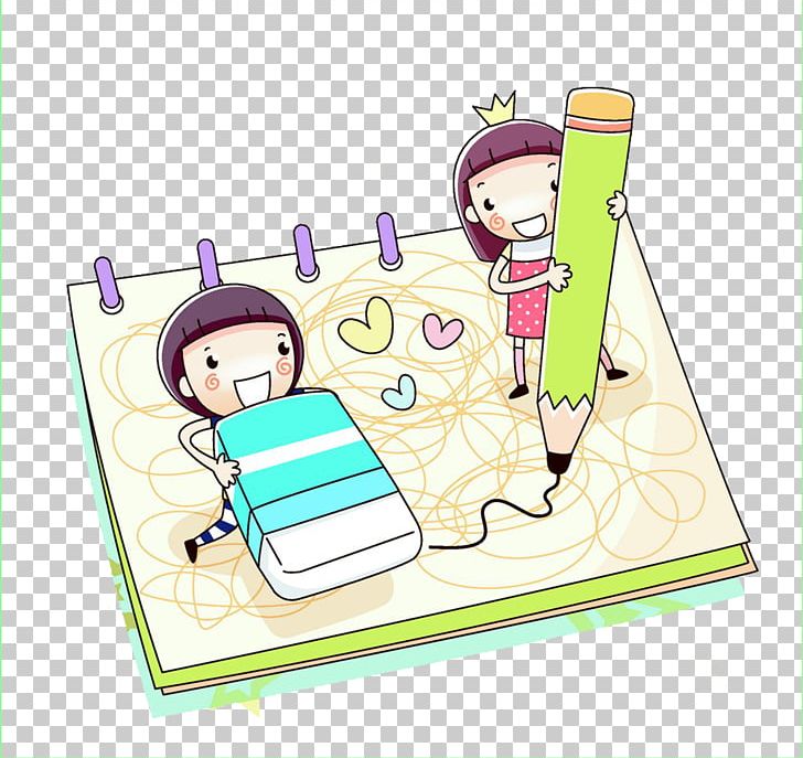 Cartoon Comics Pencil Illustration PNG, Clipart, Art, Child, Children, Childrens Day, Children Vector Free PNG Download