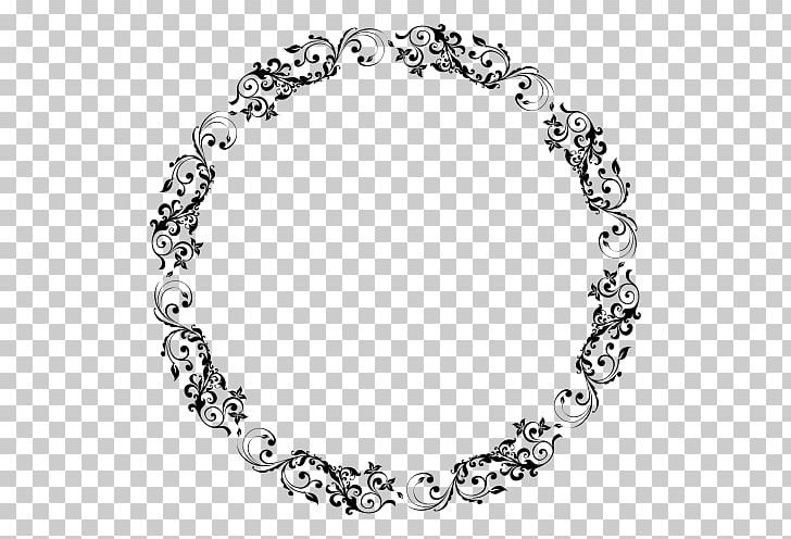 Circle Decorative Arts Ornament PNG, Clipart, Black And White, Body Jewelry, Bracelet, Chain, Circle Free PNG Download