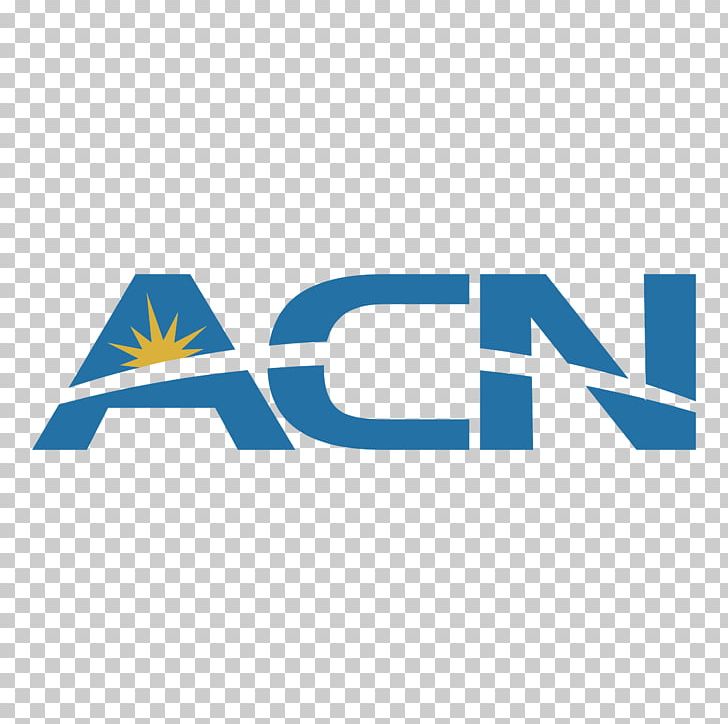 Logo ACN Inc. Brand Graphics Product PNG, Clipart, Acn Inc, Angle, Area, Blue, Brand Free PNG Download