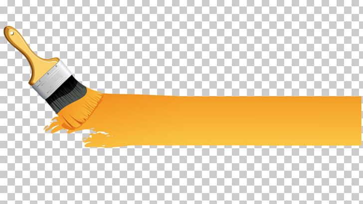 Yellow Paintbrush Paintbrush PNG, Clipart, Angle, Brush, Calligraphy Brush, Color, Data Free PNG Download