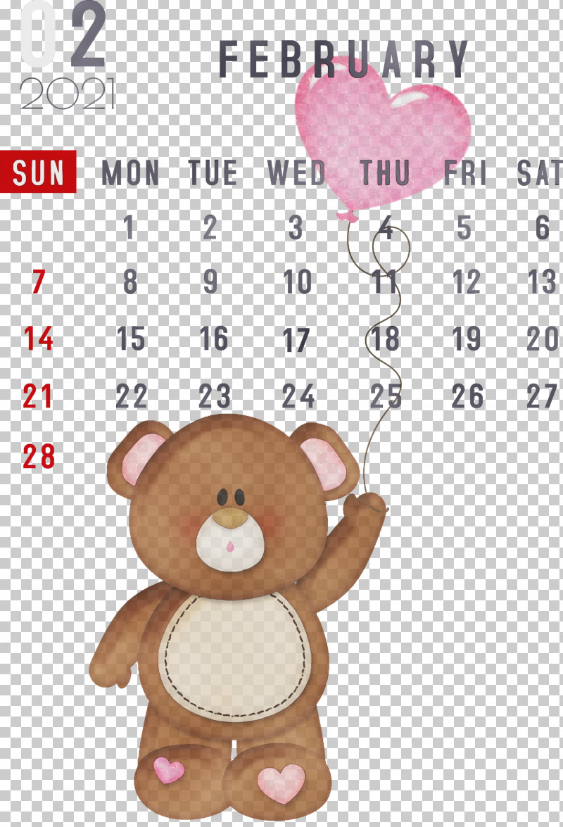 Teddy Bear PNG, Clipart, 2021 Calendar, Balloon, Bears, Birthday, Cartoon Free PNG Download