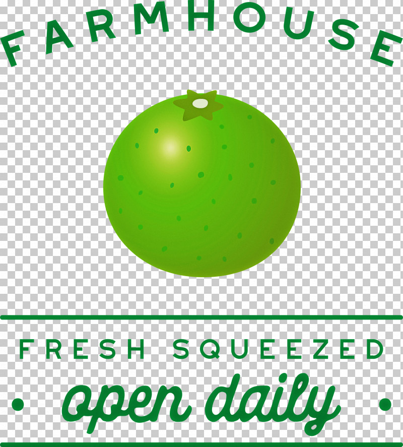 Farmhouse Fresh Squeezed Open Daily PNG, Clipart, Farmhouse, Fresh Squeezed, Fruit, Geometry, Green Free PNG Download