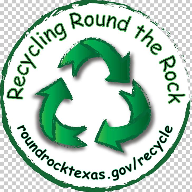 Round Rock Recycling Logo Brand PNG, Clipart, Area, Brand, Circle, Grass, Green Free PNG Download