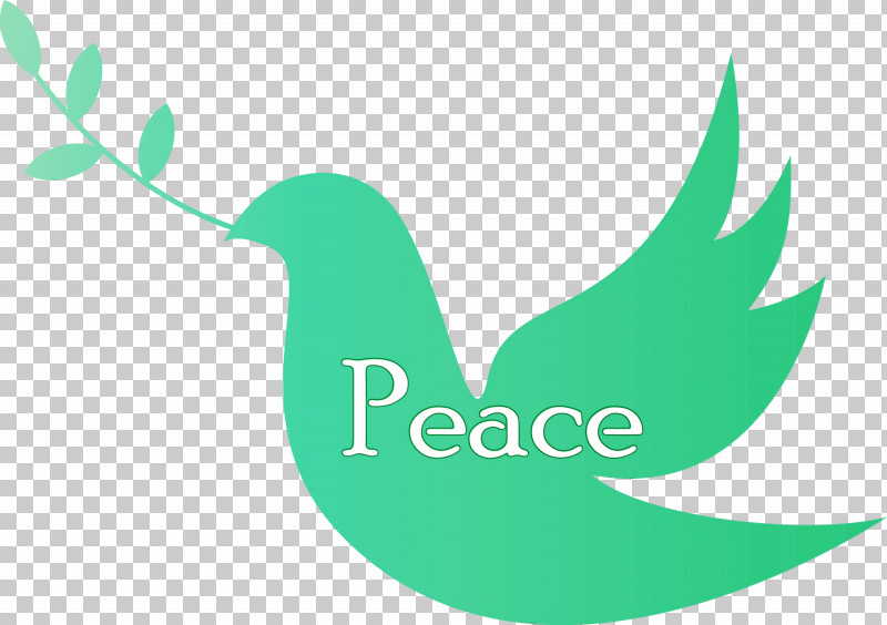 Leaf Logo Font Green Meter PNG, Clipart, Beak, Biology, Green, International Day Of Peace, Leaf Free PNG Download