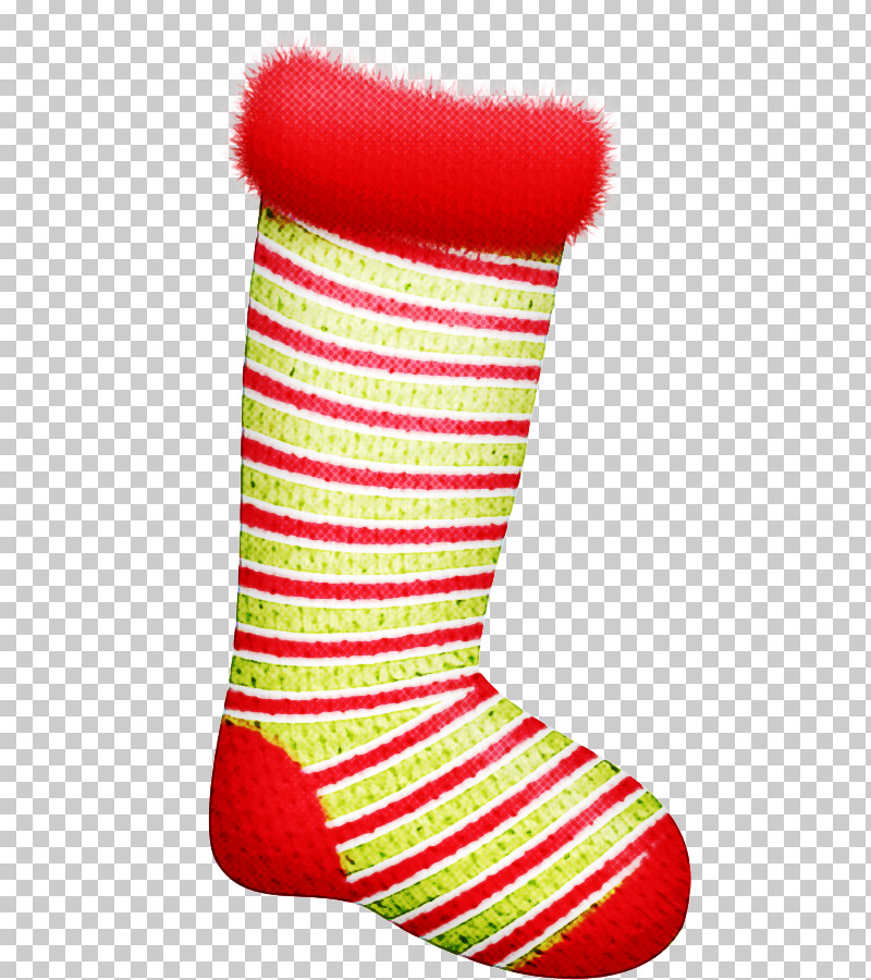 Christmas Stocking PNG, Clipart, Christmas Decoration, Christmas Stocking, Costume Accessory, Footwear, Green Free PNG Download