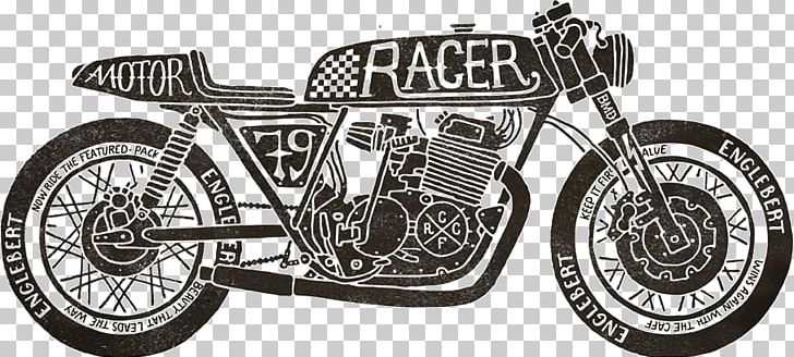 Café Racer Triumph Motorcycles Ltd Car PNG, Clipart, Automotive Design, Bicycle Frame, Bicycle Part, Bicycle Wheel, Black And White Free PNG Download