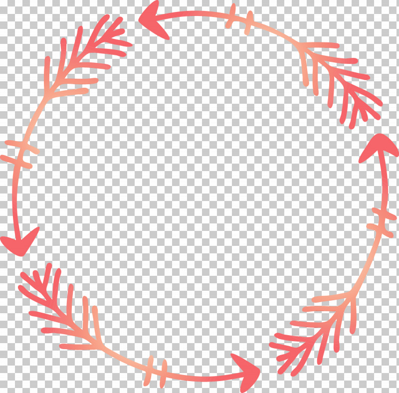 Red Circle Line Wreath PNG, Clipart, Boho Arrow, Boho Arrow Frame, Circle, Line, Paint Free PNG Download