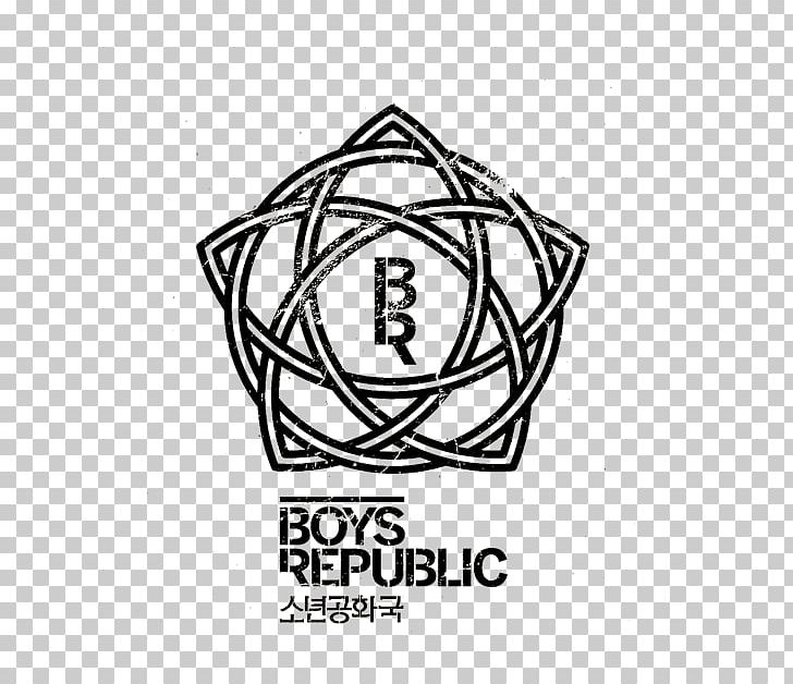 Boys Republic South Korea Identity K-pop BTS PNG, Clipart, Area, Artwork, Black And White, Boys Republic, Brand Free PNG Download