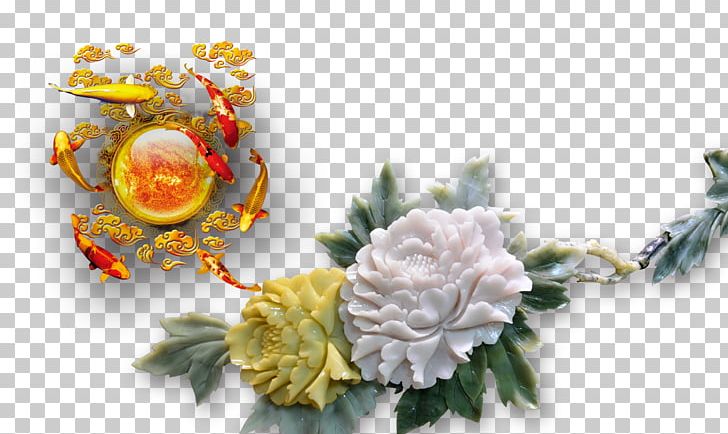 Floral Design 3D Computer Graphics Moutan Peony PNG, Clipart, 3d Computer Graphics, Artificial Flower, Carving, Clouds, Encapsulated Postscript Free PNG Download