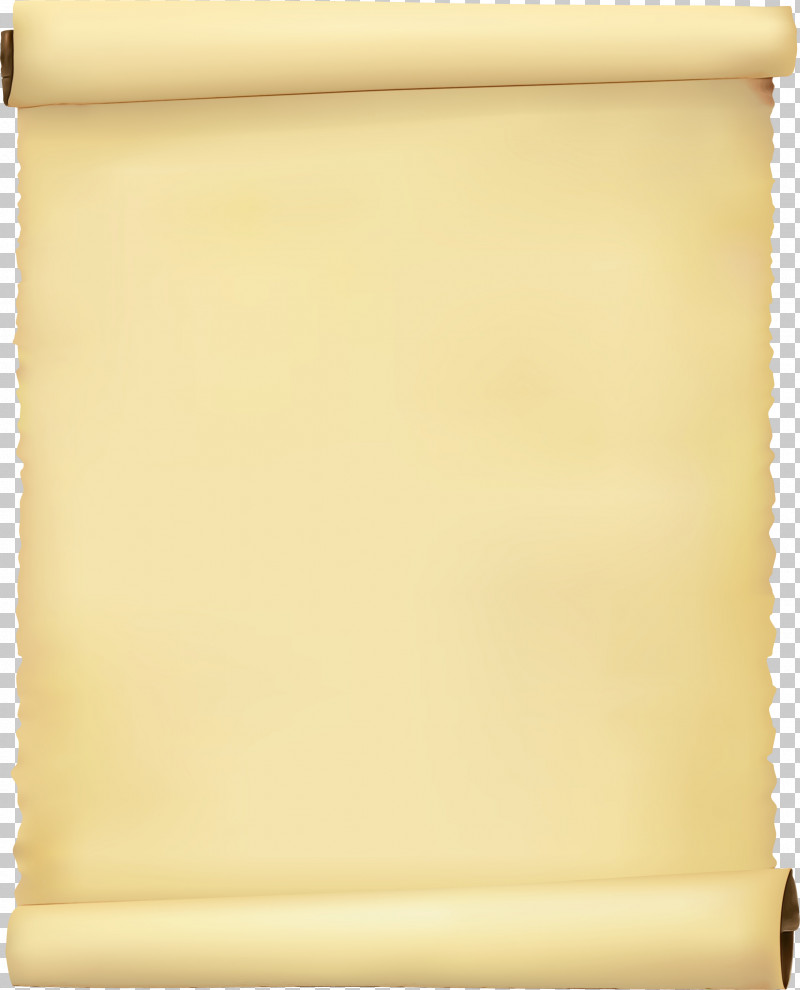 Scroll Yellow Rectangle Beige Paper Product PNG, Clipart, Beige, Paint, Paper Product, Rectangle, Scroll Free PNG Download