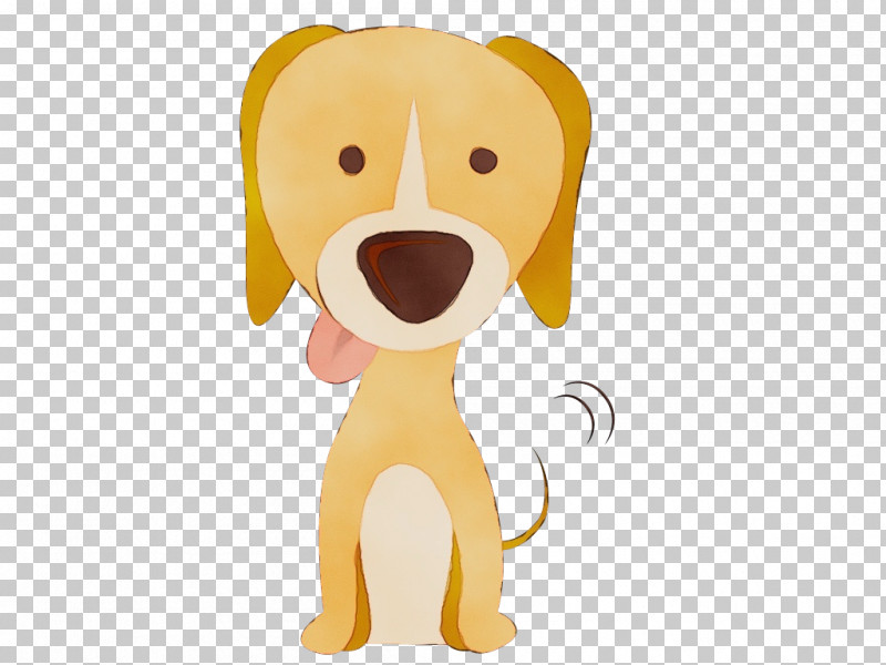 Cartoon Puppy Dog Yellow Nose PNG, Clipart, Animal Figure, Animation, Cartoon, Dog, Nose Free PNG Download