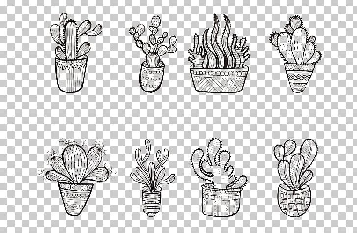 Black And White Drawing PNG, Clipart, Background Size, Black And White, Cactaceae, Cactus, Color Free PNG Download