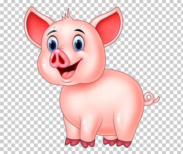 Domestic Pig Piglet PNG, Clipart, Animals, Cartoon, Cute Pig, Domestic Pig, Ear Free PNG Download