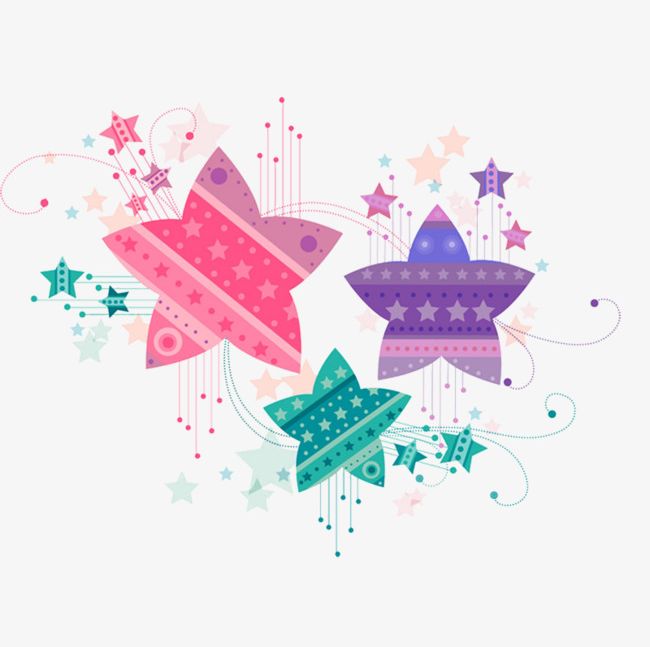 Colorful Stars PNG, Clipart, Cartoon, Cartoon Stars, Colorful Clipart, Colorful Clipart, Creative Free PNG Download