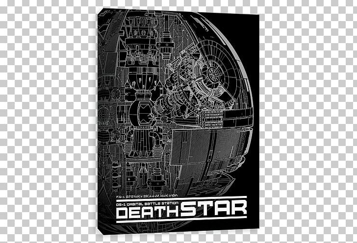 Death Star Star Wars Canvas Poster Art PNG, Clipart, Art, Black And White, Brand, Canvas, Canvas Print Free PNG Download