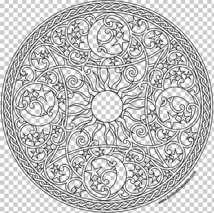 Mandala Coloring Book Adult PNG, Clipart, Adult, Area, Black And White, Book, Child Free PNG Download