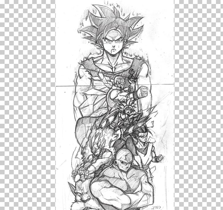 Vegeta Goku Android 17 Drawing Sketch PNG, Clipart, Anime, Arm, Art, Artwork, Black And White Free PNG Download