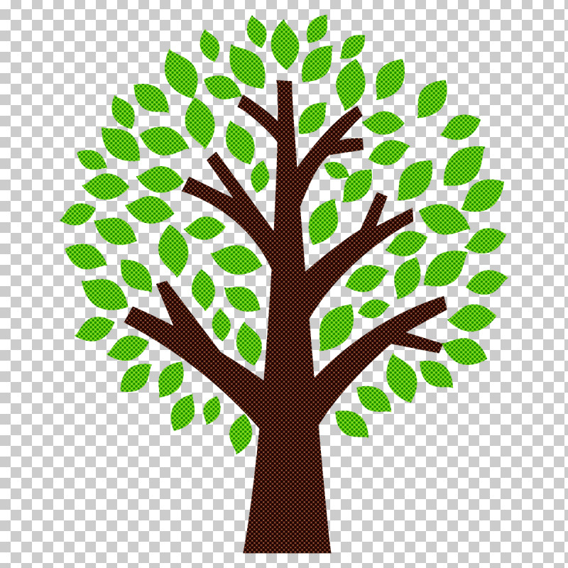 Leaf Green Tree Plant Line PNG, Clipart, Branch, Broadleaf Tree, Cartoon Tree, Green, Leaf Free PNG Download