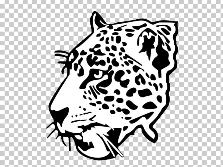 Jaguar West Florida High School Leopard Tiger Cheetah PNG, Clipart, Animals, Big Cats, Black, Black And White, Carnivoran Free PNG Download