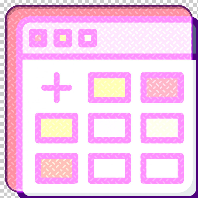 User Interface Vol 3 Icon Section Icon Add Icon PNG, Clipart, Add Icon, Magenta, Pink, Section Icon, Square Free PNG Download