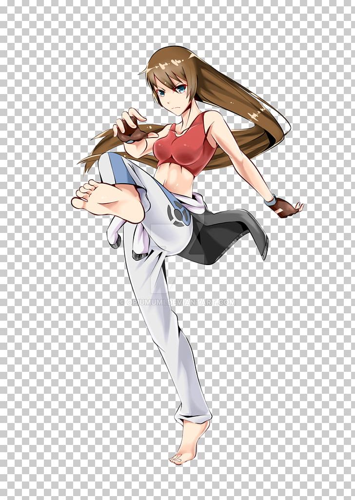 Anime Martial Arts Kick Taekwondo Female PNG, Clipart