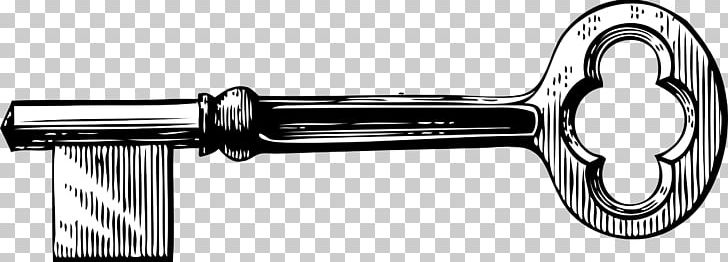 Skeleton Key PNG, Clipart, Angle, Auto Part, Bathroom Accessory, Bicycle Part, Black And White Free PNG Download