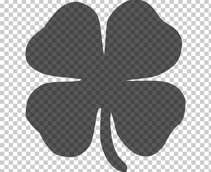 Four-leaf Clover Shamrock Luck PNG, Clipart, Black And White, Clover, Flower, Flowering Plant, Fourleaf Clover Free PNG Download