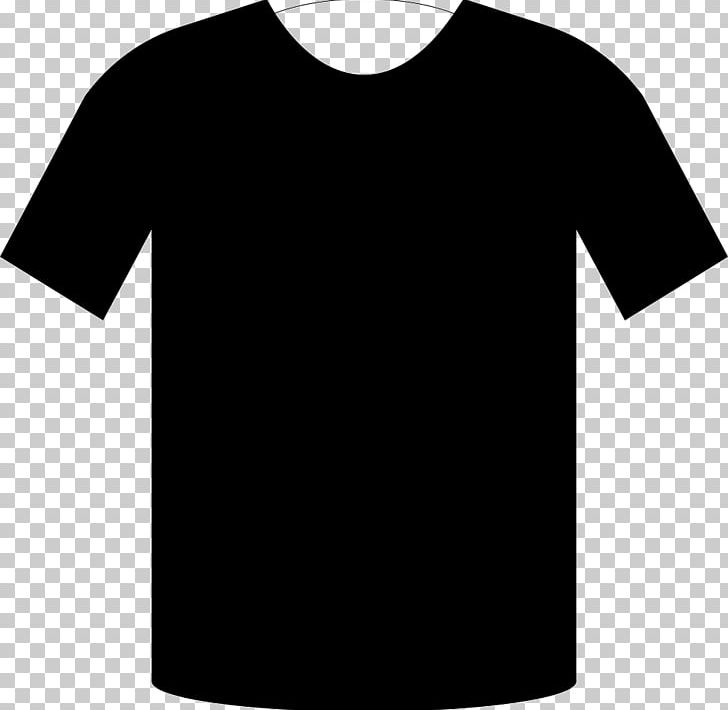 T-shirt Sleeve Clothing Top PNG, Clipart, Active Shirt, Angle, Black, Black And White, Brand Free PNG Download