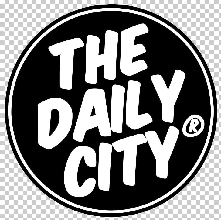 The Daily Logo Font City Brand PNG, Clipart, Area, Black And White, Brand, Circle, City Free PNG Download