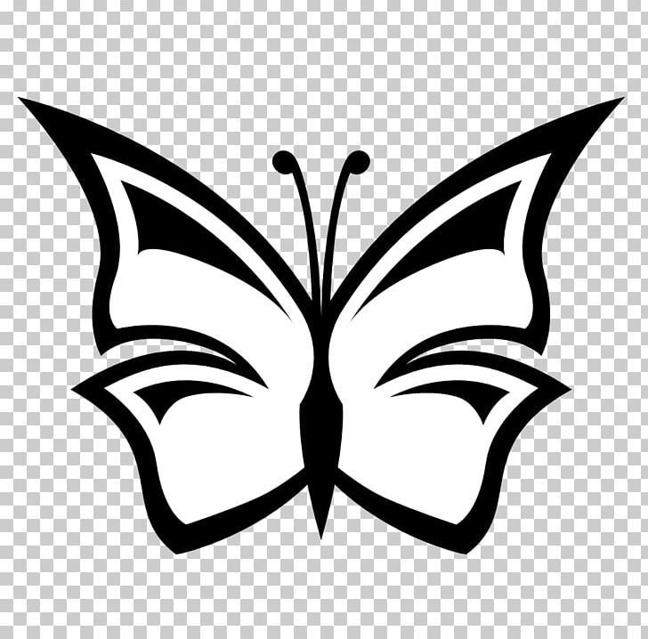 Butterfly Black And White PNG, Clipart, Brush Footed Butterfly, Flower, Free Content, Insect, Invertebrate Free PNG Download