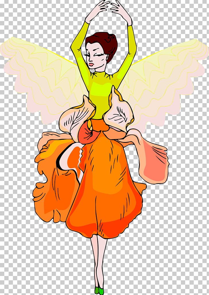 Fairy Flower PNG, Clipart, Angel, Art, Clothing, Costume Design, Drawing Free PNG Download