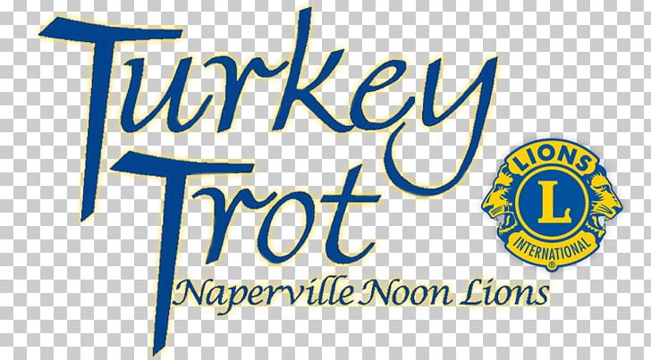 Naperville Noon Lions Turkey Trot RaceWire LLC Logo PNG, Clipart, 5k Run, Area, Banner, Blue, Brand Free PNG Download