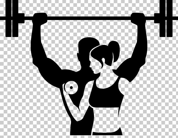 Fitness Centre Physical Fitness Logo Png Clipart Abdomen Area Arm Barbell Black And White Free Png