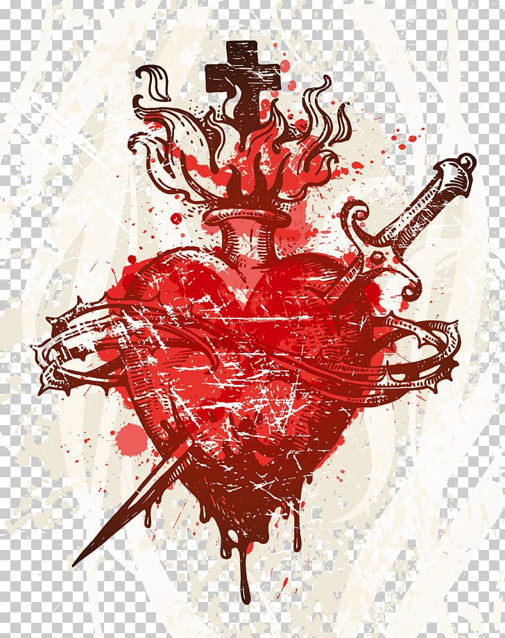 Heart PNG, Clipart, Blood Splashing, Broken Heart, Cross, Dagger, Dark Free PNG Download