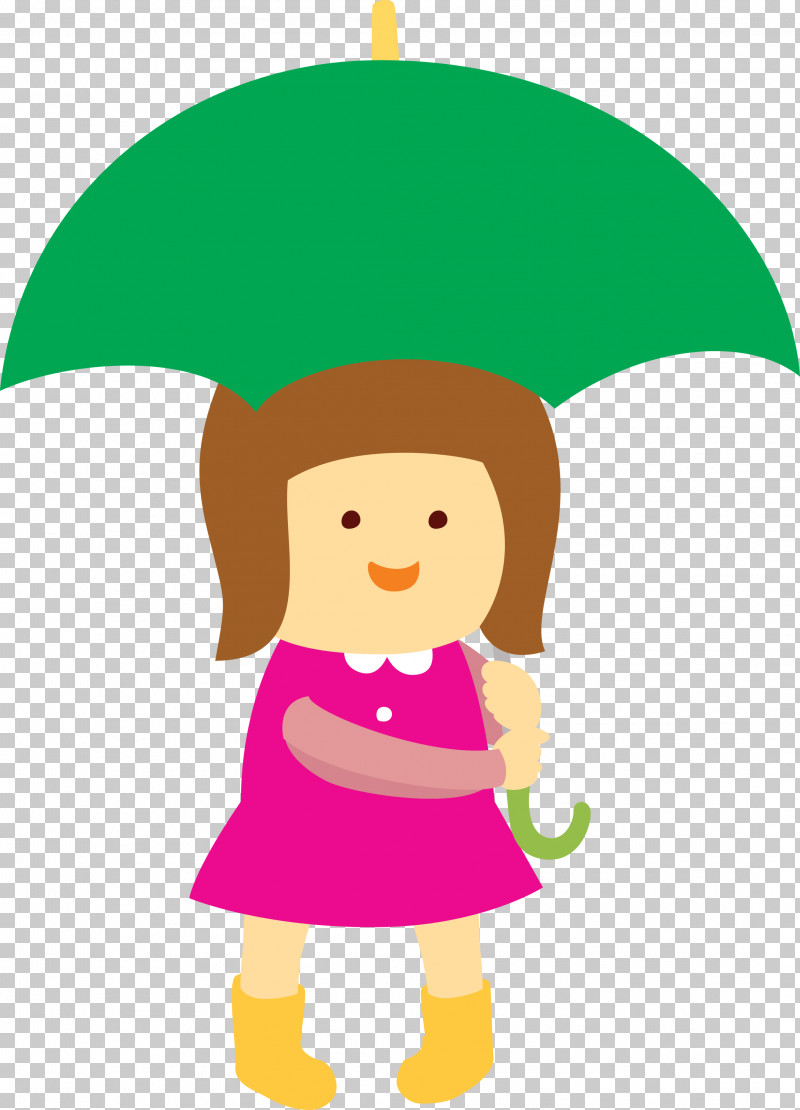 Raining Day Raining Umbrella PNG, Clipart, Cartoon, Character, Fashion, Girl, Happiness Free PNG Download