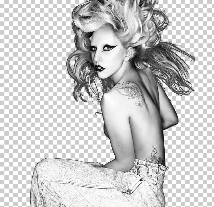 Lady Gaga Born This Way Music Singer Christmas Tree PNG, Clipart, Arm, Beauty, Black And White, Blog, Blond Free PNG Download
