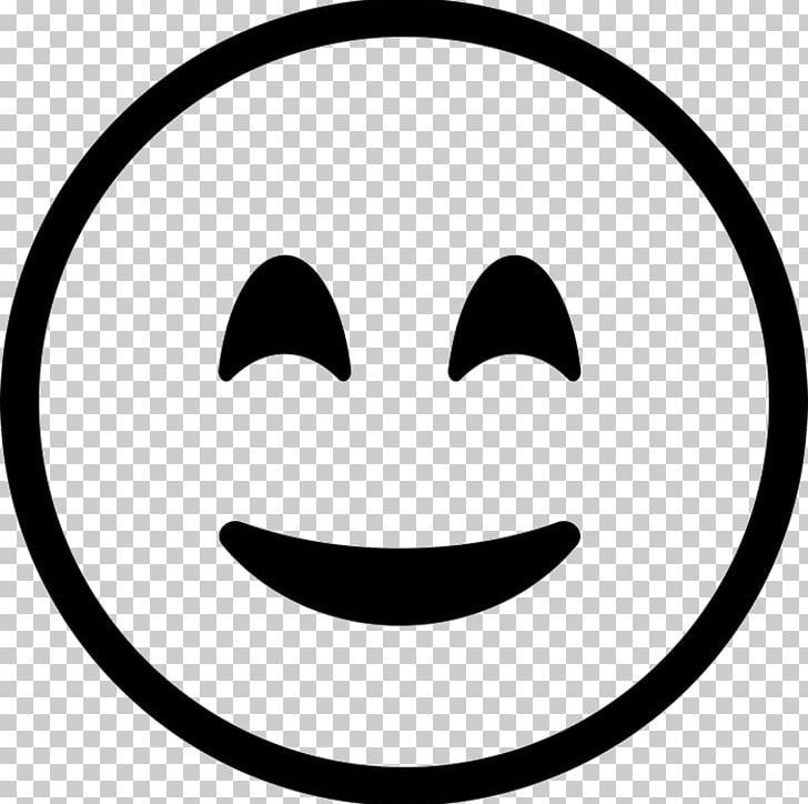 Emoticon Smiley Emoji Happiness PNG, Clipart, Area, Black, Black And White, Circle, Computer Icons Free PNG Download