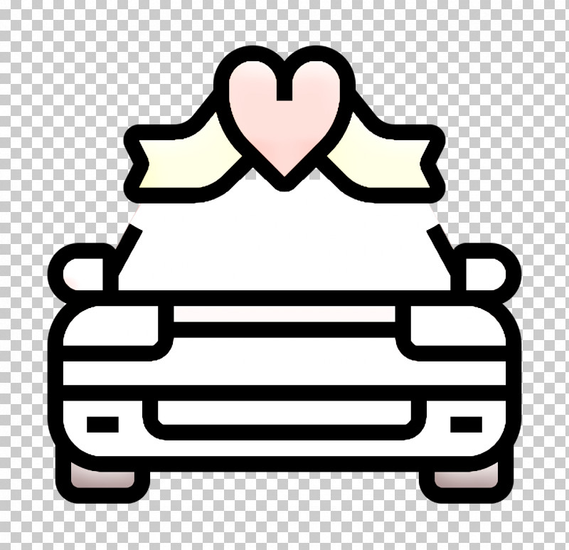 Car Icon Wedding Car Icon Wedding Icon PNG, Clipart, Car Icon, Coloring Book, Line, Line Art, Symbol Free PNG Download