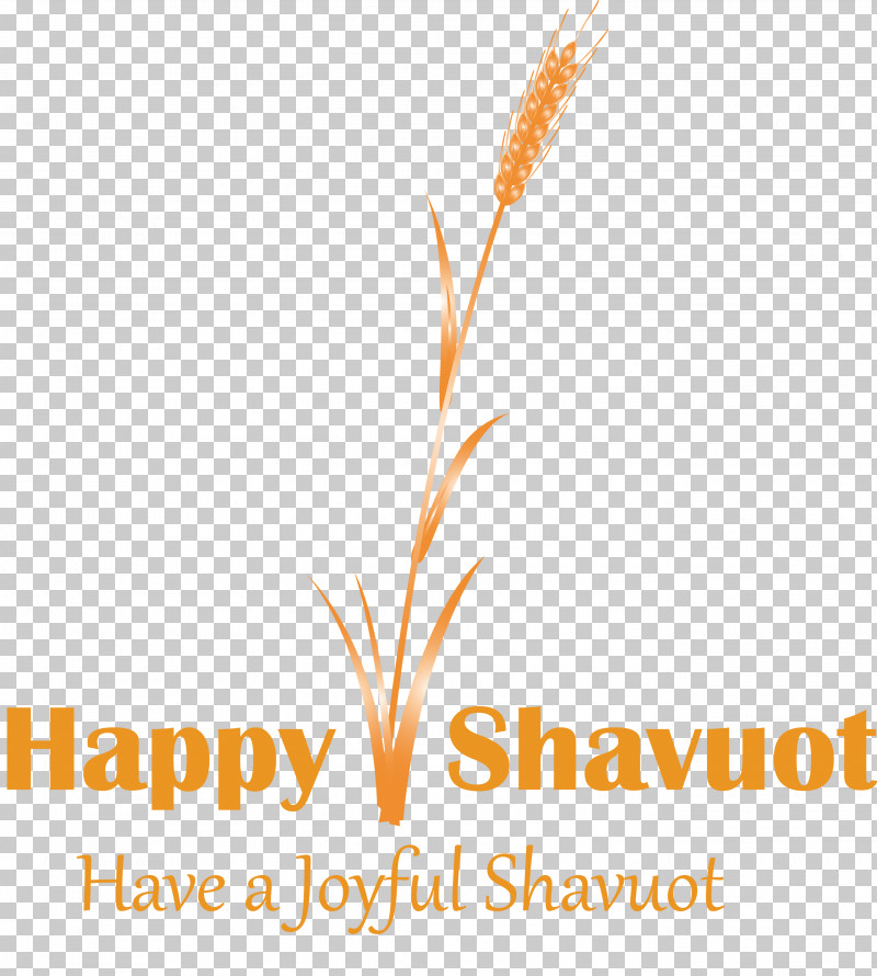 Happy Shavuot Shavuot Shovuos PNG, Clipart, Grass Family, Happy Shavuot, Line, Logo, Orange Free PNG Download