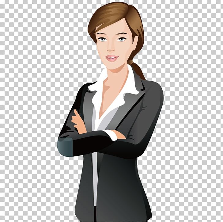 Businessperson Cartoon Silhouette PNG, Clipart, Arm, Brown Hair, Business, Business Card, Business Card Background Free PNG Download